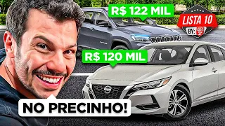 HORA DE APROVEITAR É AGORA! 10 CARROS QUE REALMENTE VALEM O PREÇO QUE ESTÃO PEDINDO!