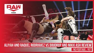 Aliyah and Raquel Rodriguez vs. Doudrop and Nikki ASH Review! WWE RAW 9/5/22 Results! #shorts