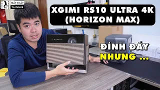 Review Xgimi RS10 Ultra 4K Laser 3 màu, cuộc chơi của những ông lớn thị trường máy chiếu phim