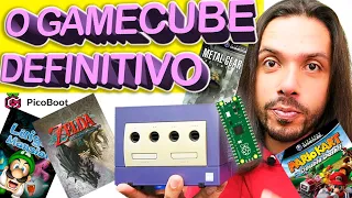 Nintendo Gamecube com Mais de 100 Jogos no MicroSD (Picoboot)