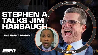 Stephen A.: Harbaugh is ABSOLUTELY, POSITIVELY the right coach for Herbert & Chargers | First Take