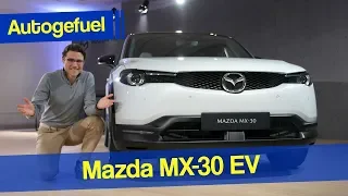 The first all-electric Mazda MX-30 - test drive in the EV Prototype - Autogefuel