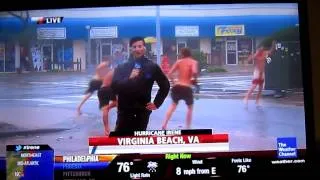 HQ Weather Channel Streaker On Live TV 8-27-2011