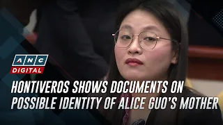 Hontiveros shows documents on possible identity of Alice Guo’s mother