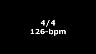 Metronome 126bpm 4/4