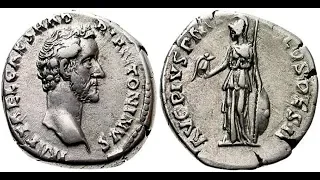 ✅Денарий, 138 г., АНТОНИН ПИЙ, Denarius, 138 AD, ANTHONY Pius👍