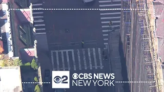 Person hit by falling debris in Manhattan