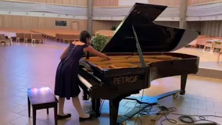Katelyn Cayabyab- age 12 plays a grade 9 piece, “Bravissimo” by Sarah Konecsni