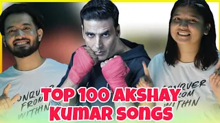 Top 100 Akshay Kumar Songs | Reaction