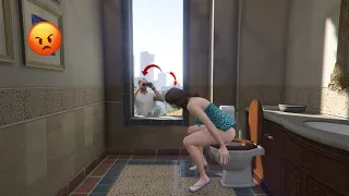 What Happens If You See Amanda Poops  (GTA 5)