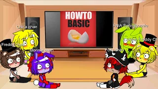 Fnia Reacts To HowToBasic (Gacha Club)