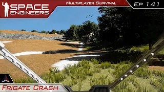 Frigate Crash | Space Engineers Modded Multiplayer Survival | #141