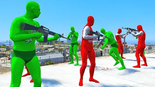 eCola vs Sprunk | GTA 5 NPC Wars 99