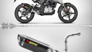 AKRAPOVIC  Racing line (CARBON) Exhaust on BMW G310GS