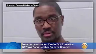 US Carries Out Execution Of Texas Gang Member Brandon Bernard