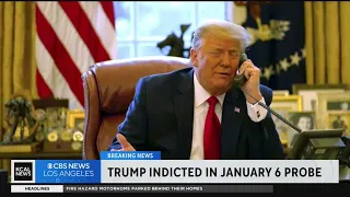 Fmr. President Trump indicted in Jan. 6 probe