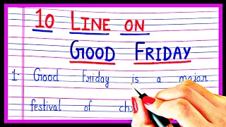 10 line on good friday |  easy lines on good friday