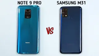 Redmi Note 9 Pro vs Samsung M31 Speed Test & Camera Test