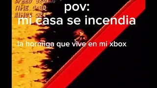 pov mi casa se incendia: la hormiga que vive en la xbox