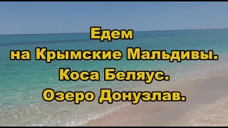 Едем на Крымские Мальдивы. Коса Беляус. Озеро Донузлав.