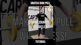 Snatch High Pull TIP - RELAX YOUR ARMS!