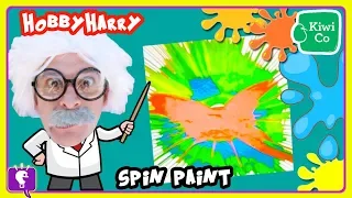 SPINNING Art DIY with HobbyHarry the Scientist!