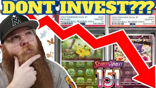 DONT INVEST?? Are the 151 Master Ball Reverse Holos Over-rated??? CRAZY DROP!!!