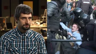 Москвич о том, почему заступился за незнакомца на протесте в Москве