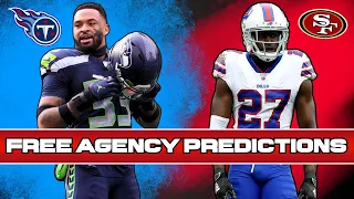 NFL Free Agency Predictions 2024 | 60 MORE Free Agent Landing Spots