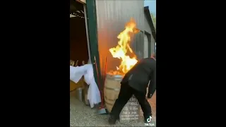 How To Put Out A Fire As A Drunk Man 😂