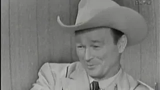 What's My Line? - Roy Rogers; David Niven [panel] (Sep 28, 1958)