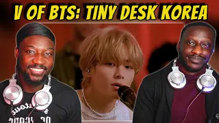 His Mind Was Blown! V of BTS - Tiny Desk Korea