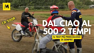 CR 500R 2 TEMPI: l'abbiamo fatta guidare a un VENTENNE! Ancora vivo..?