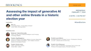 Assessing the impact of generative AI and other online threats in a historic election year