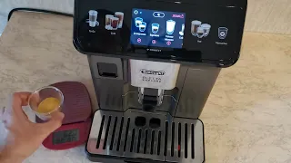 Delonghi Eletta Explore: настройка рецепта 2x espresso