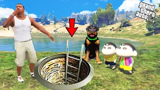 Franklin Found Secret Bunker In House in GTA 5 | SHINCHAN and FRANKLIN | AMAAN-T GTA5 AVENGERS