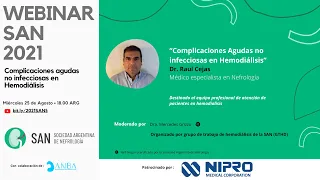 Webinar SAN 2021 - Complicaciones agudas no infecciosas en hemodiálisis