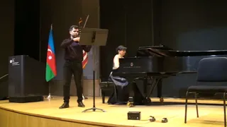 A Melikov  Monologue from ballet 'Legend of Love'  Azer Damirov violin, Nargiz Aliyarova piano