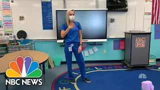 School Nurses Prepare To Go Back To School As COVID-19 Spreads | NBC Nightly News