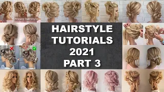 All hairstyle tutorials by Andreeva Nata 2021. Part 3