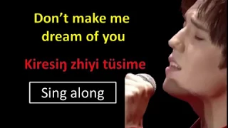 DIMASH "DONT MAKE ME DREAM" (Qiresiñ Jïi Tüsime) SING-ALONG & Translation