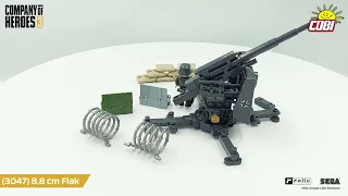 COBI-3047 8,8 cm Flak gun brick model kit