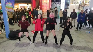 2019년 12월 22일. ROKETDAN. MAMAMOO 'HIP' COVER. LOVELY SCHOOLGIRLS, CHARMING BUSKING.