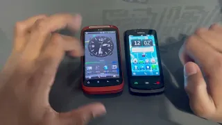 HTC Desire S VS Nokia 700 speed test