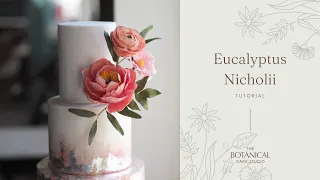 Gumpaste Eucalyptus Nicholii Sugar Foliage Tutorial (Gumpaste / Flower Paste)