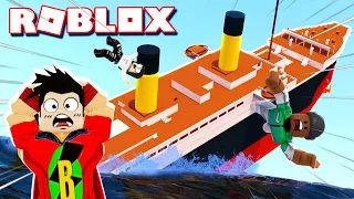 BİNDİĞİM GEMİ BATTI ⛵ Roblox Titanic