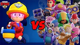 JACKY VS ALL BRAWLERS / BRAWL STARS