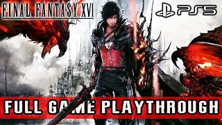 FINAL FANTASY 16 PS5 100% FULL GAME - ALL SIDEQUESTS/HUNTS | Gameplay Walkthrough【No Commentary】
