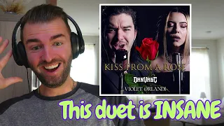 First Time Hearing | Dan Vasc - Kiss From a Rose | Insane Duet! |