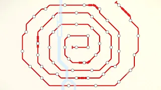 Using ONE LINE to get high scores in Mini Metro!